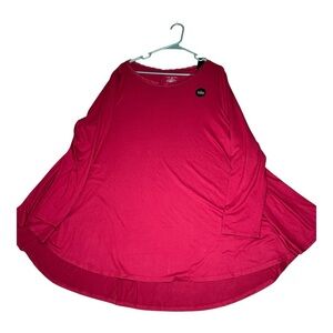 Lane Bryant the Swing Collection Tunic Top Women's 18/20‎ High-Low Hem Fuchsia